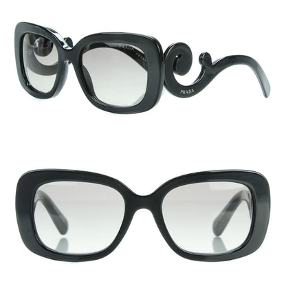 Prada Acetate Baroque Sunglasses SPR 27O Black 1 of 6