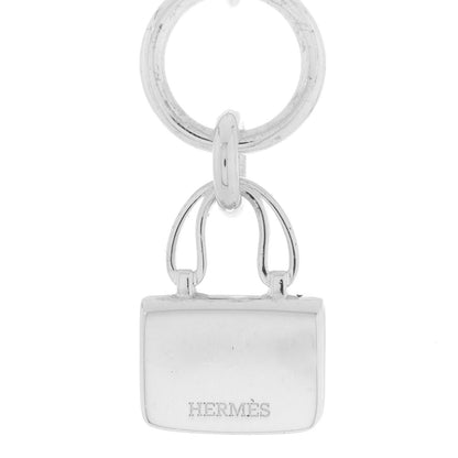 Hermes Sterling Silver Amulettes Constance Bracelet 4 of 6