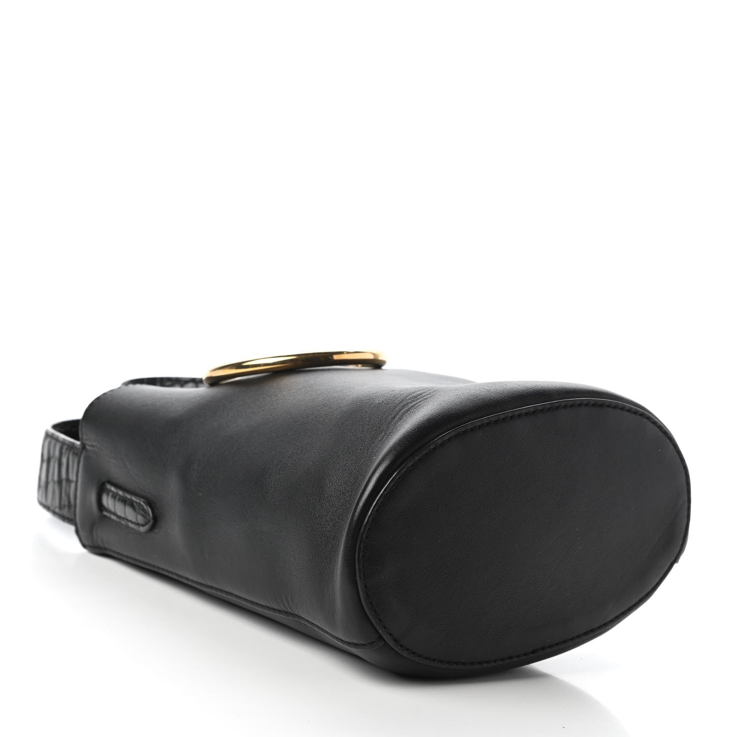 Stella McCartney Alter Nappa Medium Ring Bucket Bag Black 4 of 9