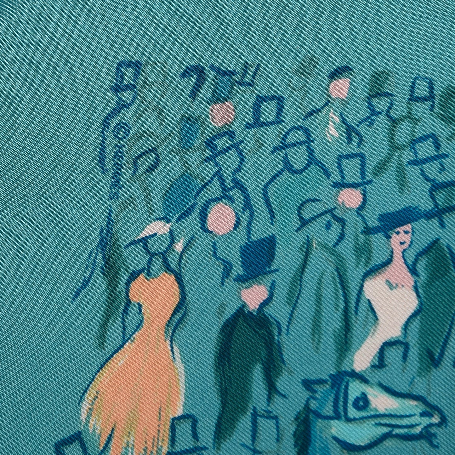 Silk Paddock Pocket Square