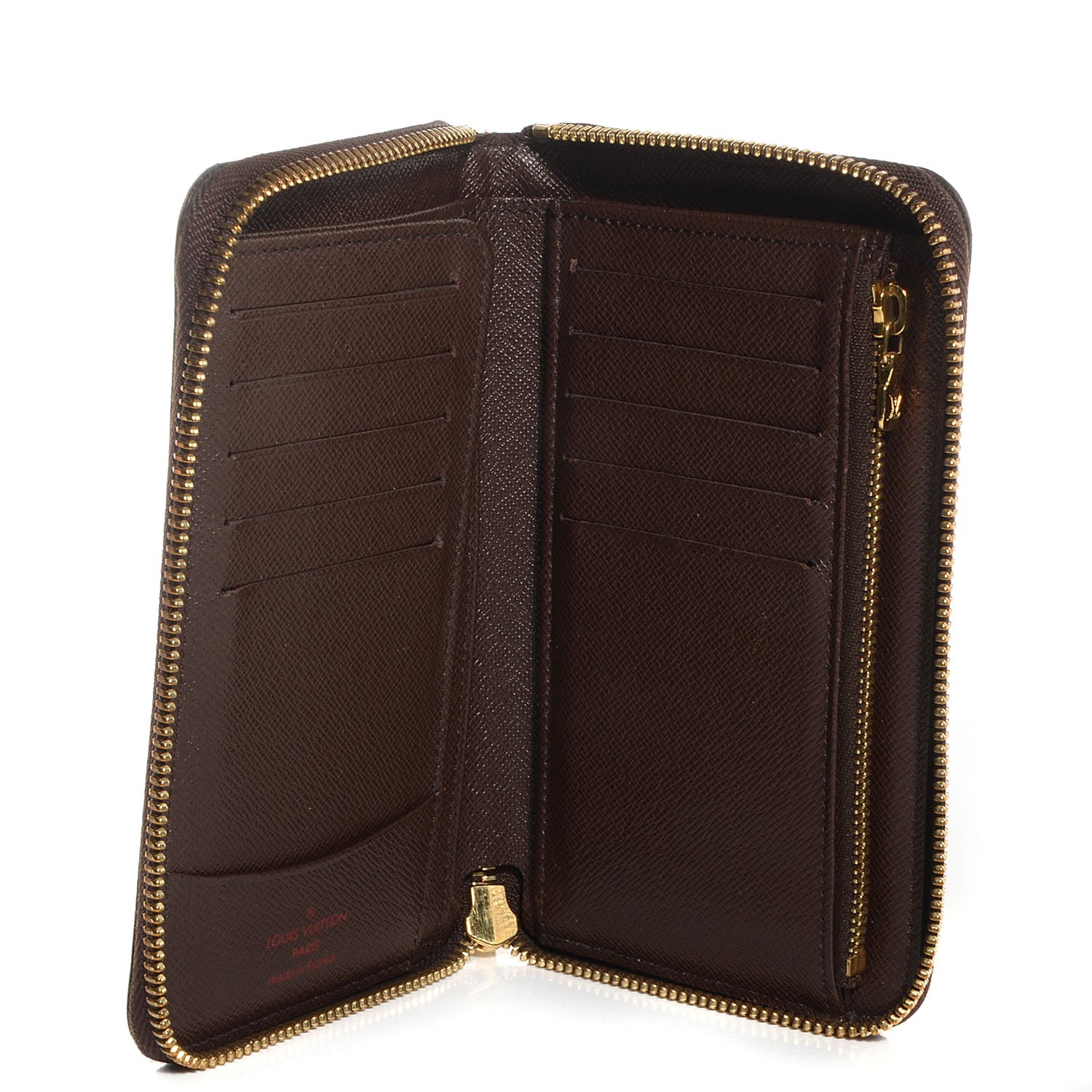 Louis Vuitton Damier Ebene Compact Zippy Wallet 5 of 7