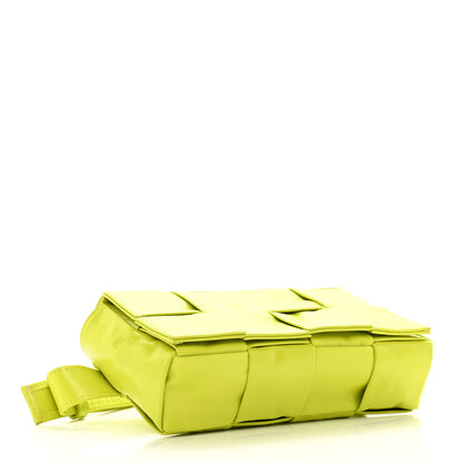 Bottega Veneta Paper Calfskin Intreccio Cassette Belt Bag Kiwi 4 of 9