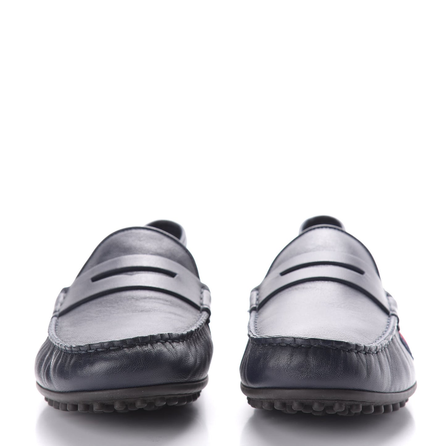 Nappa Web Mens Kanye Driver Loafers 8.5 Blue