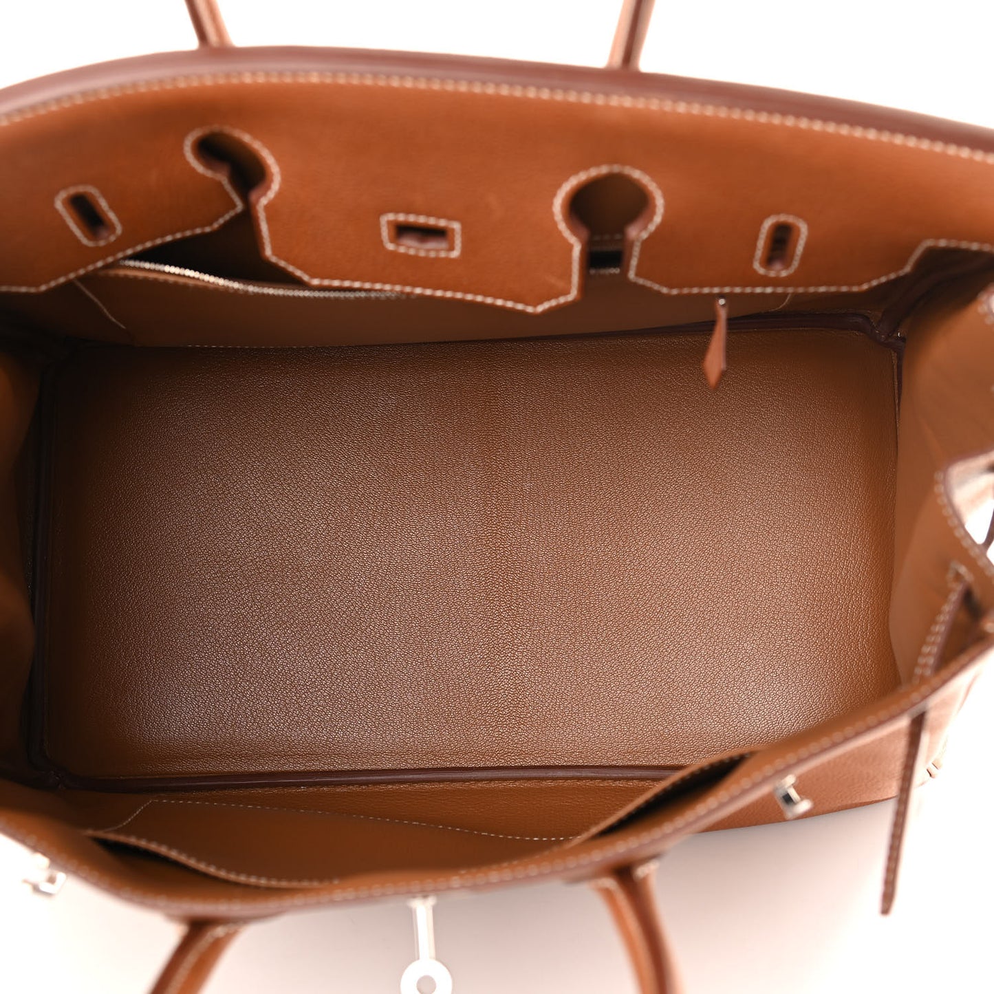 Natural Barenia Faubourg Birkin 35 Fauve