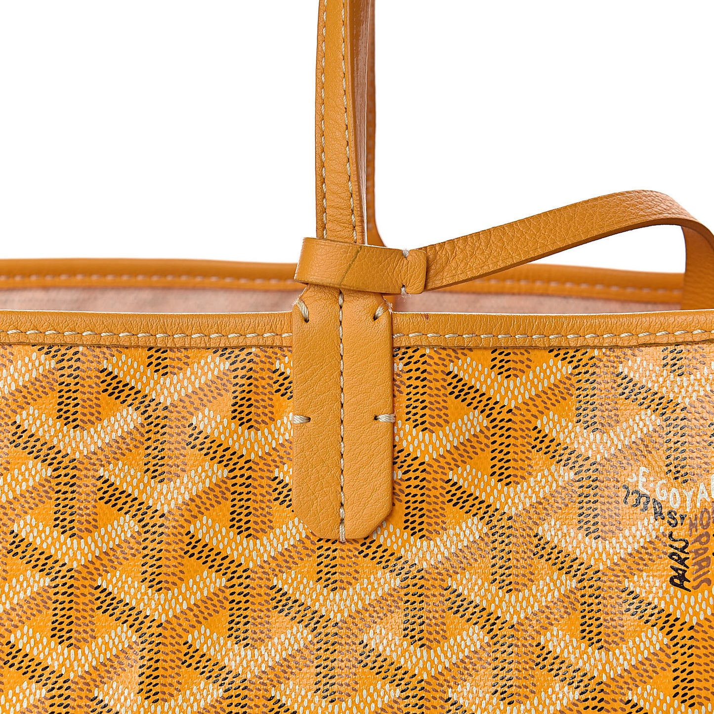 Goyardine Saint Louis PM Yellow