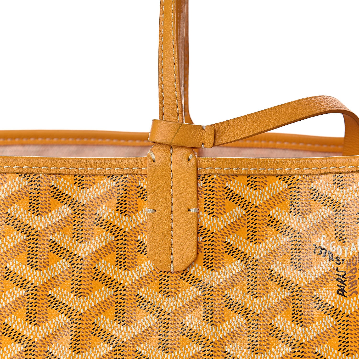 Goyard Goyardine Saint Louis PM Yellow 17 of 18