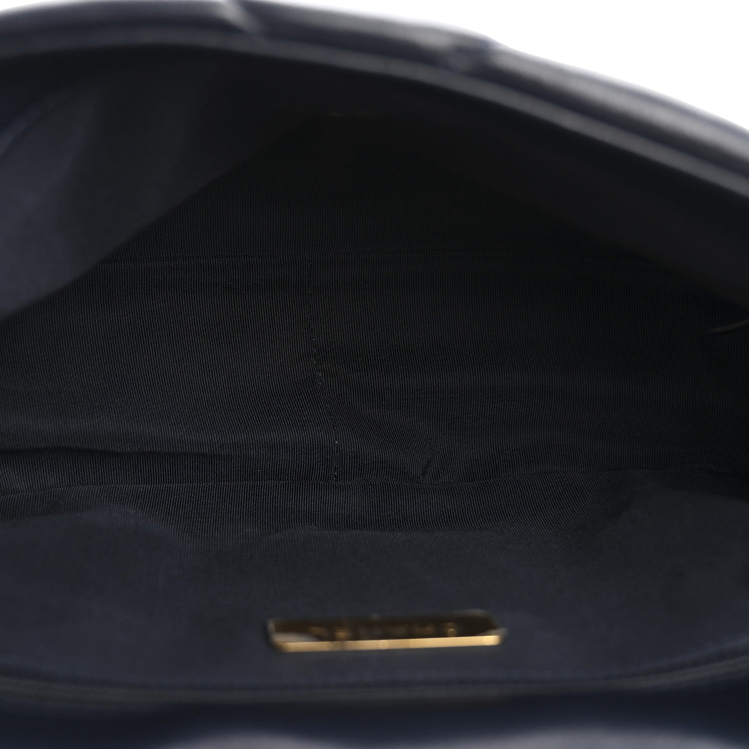 Chanel Lambskin Quilted Medium Chanel 19 Flap Navy Blue 5 of 14
