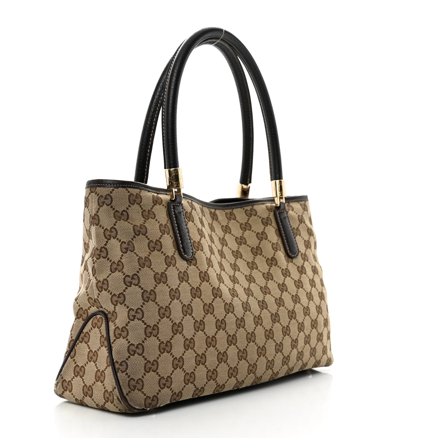 Monogram Web Tote Brown