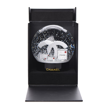 Chanel Glass CC Shopping Bag Snow Globe 4 of 4