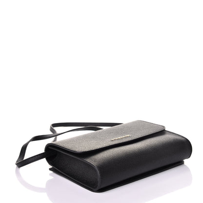 Burberry Grainy Calfskin Small Loxley Crossbody Black 4 of 8
