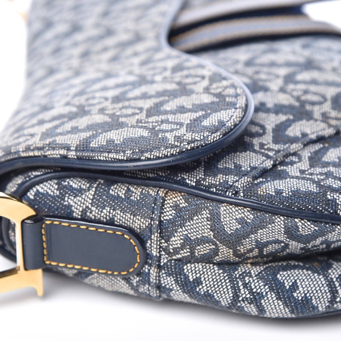 Monogram Saddle Bag Blue