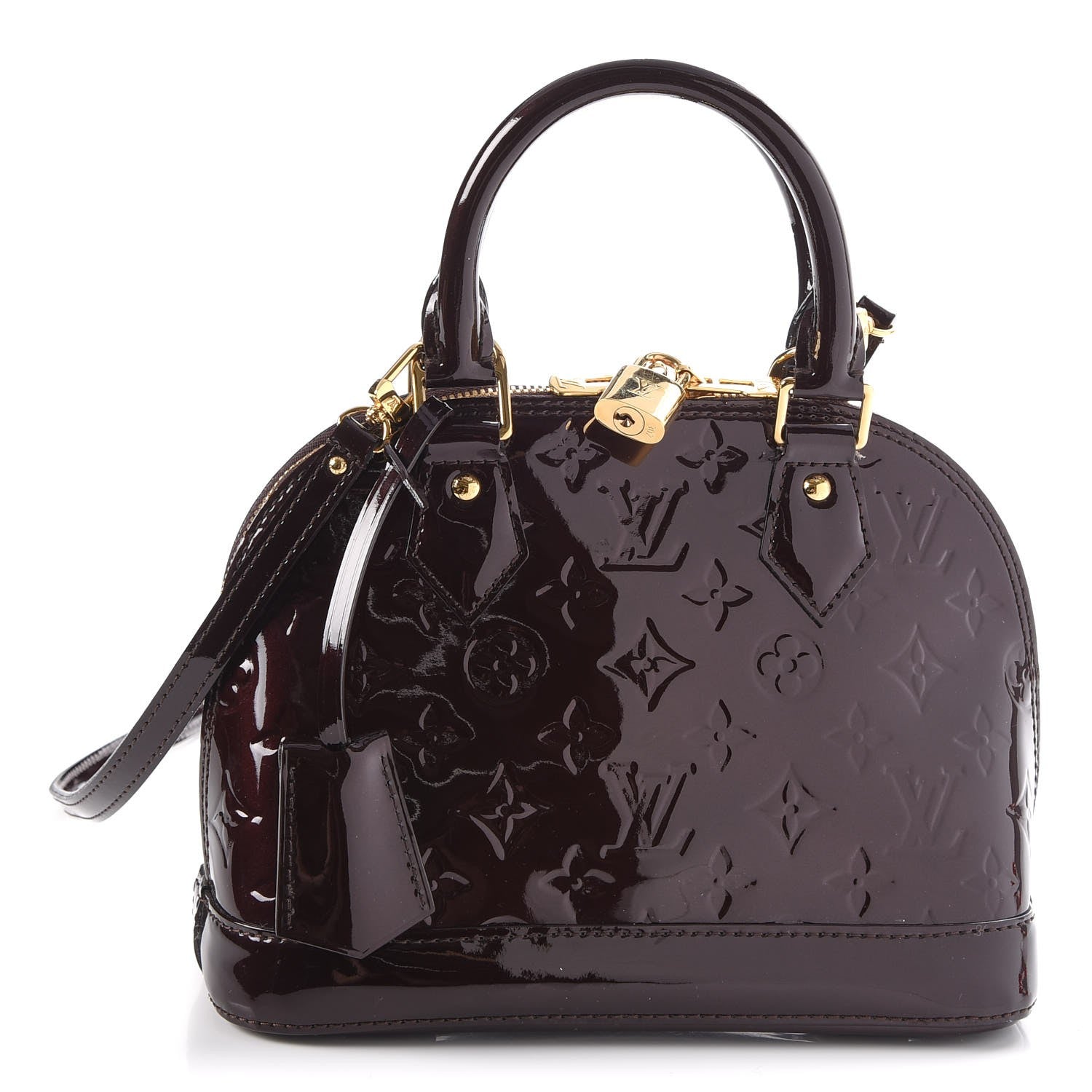 Louis Vuitton Vernis Alma BB Amarante 1 of 12