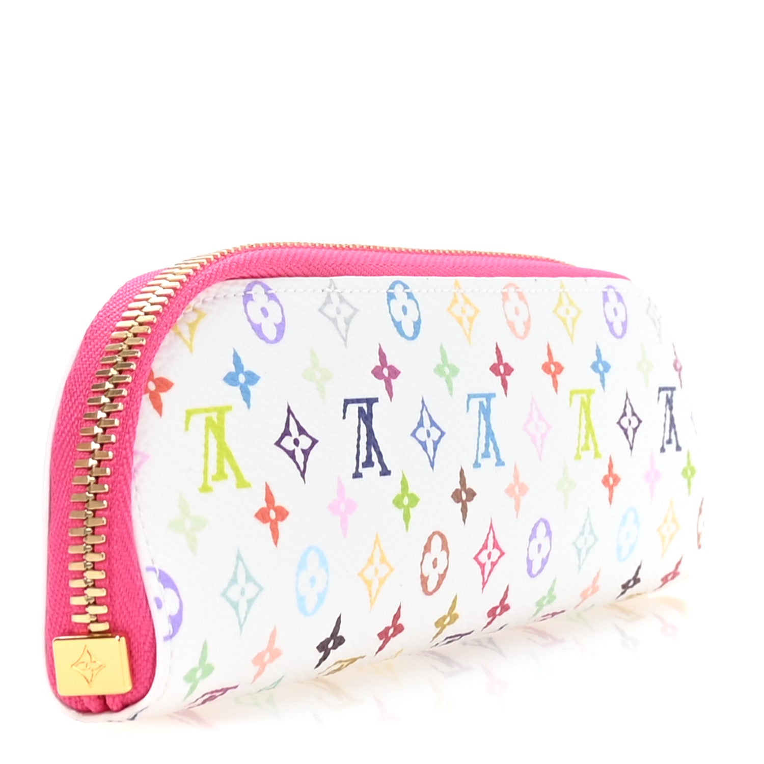 Louis Vuitton LV X TM Monogram Multicolor Charlotte Pencil Pouch Fuchsia 3 of 8