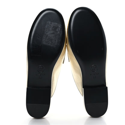 Chanel Metallic Lambskin Chain Braided Mules 36 Light Gold 5 of 8