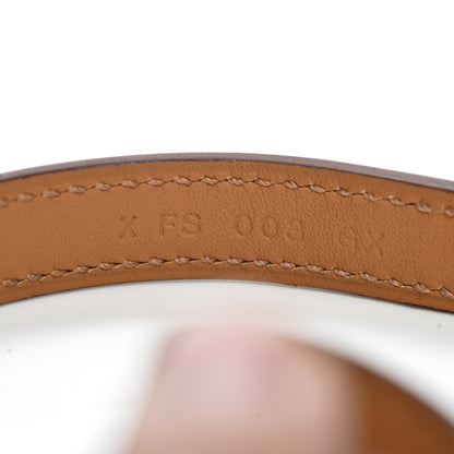 Hermes Barenia Rivale Double Tour Bracelet M Fauve 6 of 7