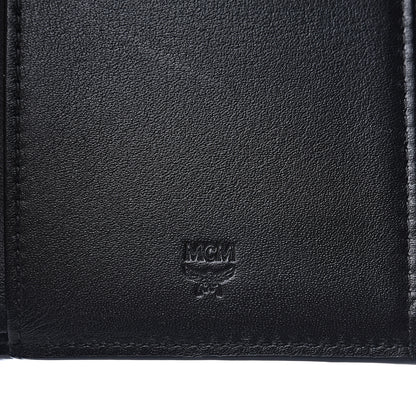MCM Visetos Compact Wallet Black 5 of 6