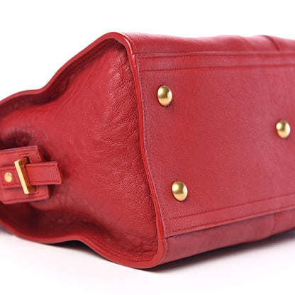 Saint Laurent Sheepskin Small Cabas ChYc Rouge Orient 7 of 9