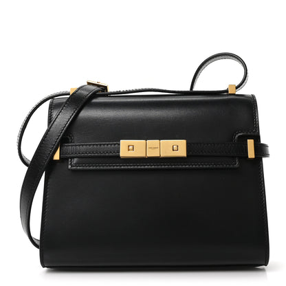 Saint Laurent Smooth Calfskin Mini Manhattan Shoulder Bag Black 1 of 11