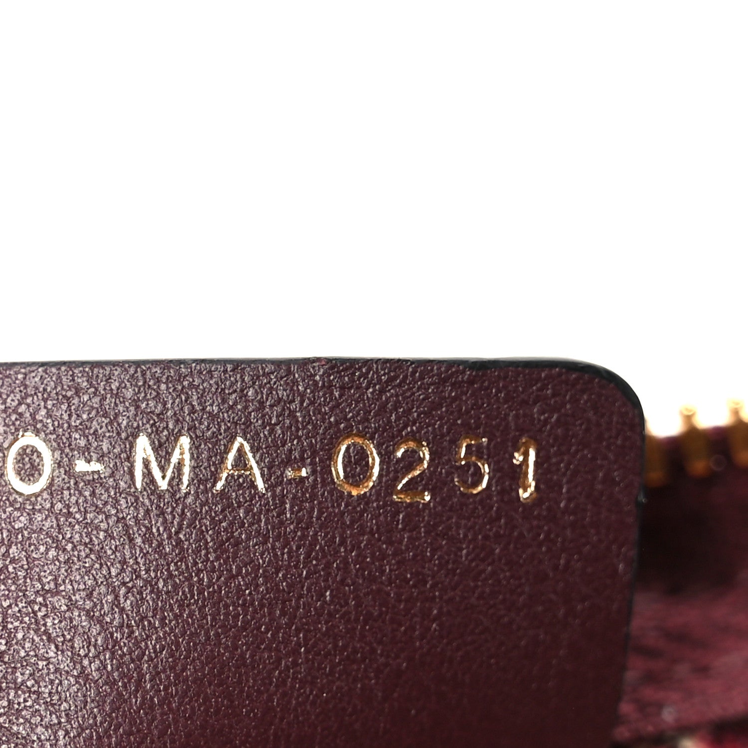 Christian Dior Velvet Oblique Cosmetic Pouch Burgundy 1823604