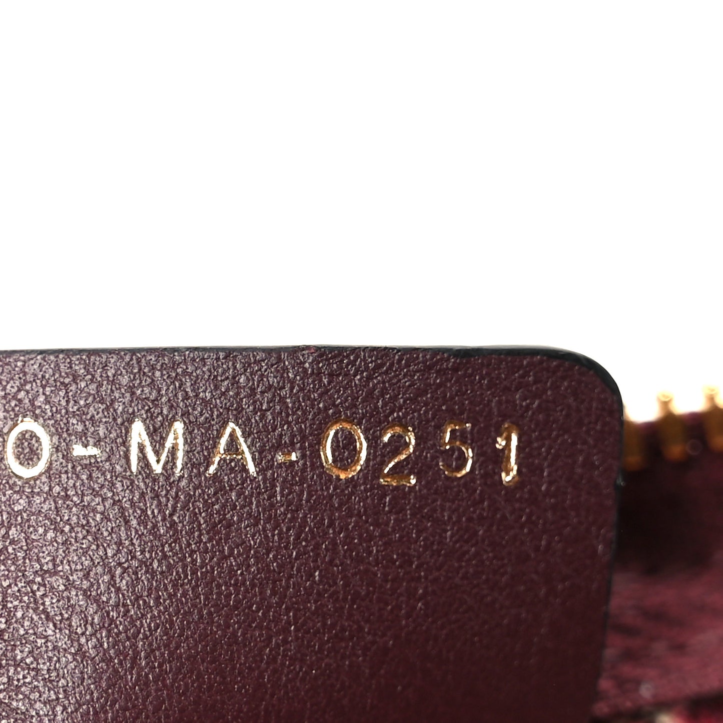 Velvet Oblique Cosmetic Pouch Burgundy