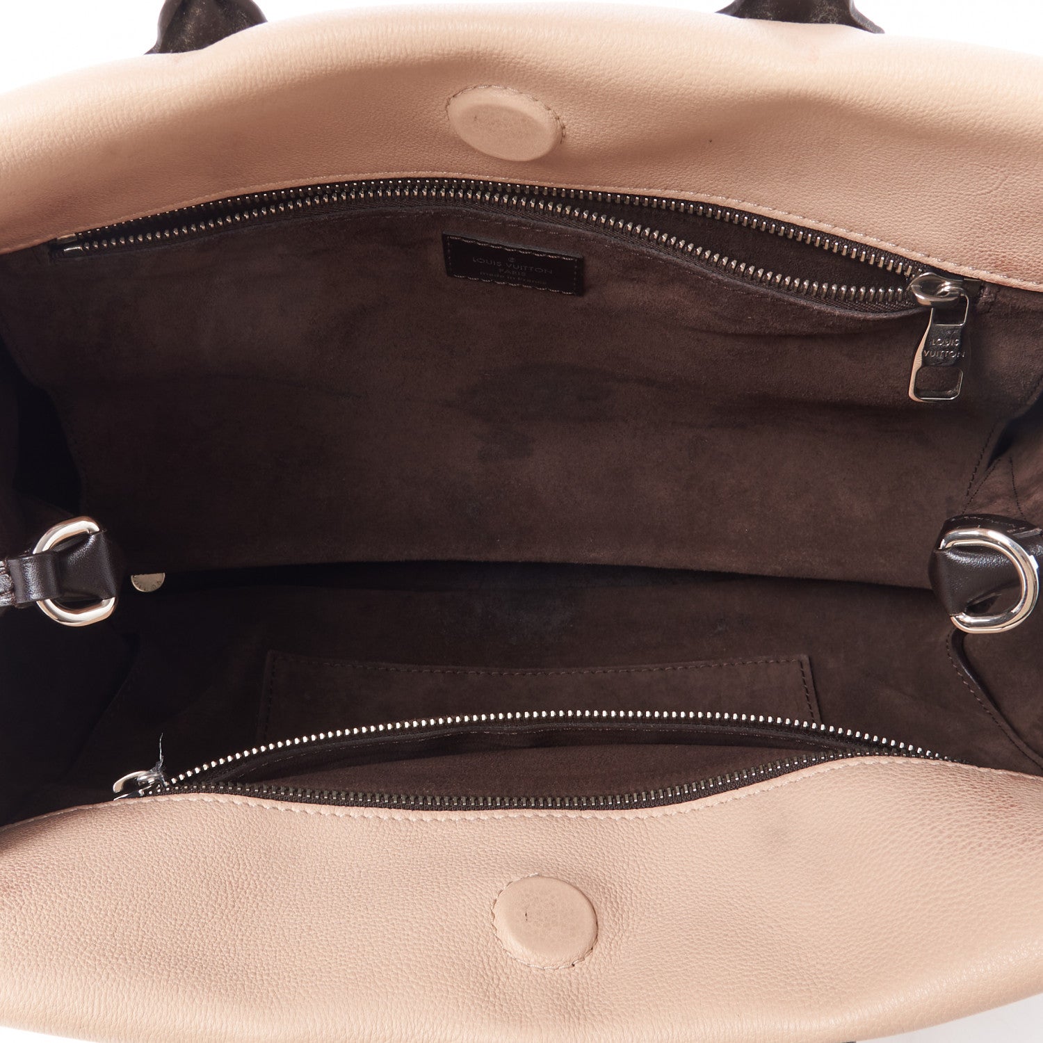 Louis Vuitton Veau Cachemire Calfskin Tote W PM Petale 6 of 8