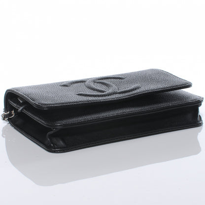 Chanel Caviar Wallet on Chain WOC Black 4 of 7