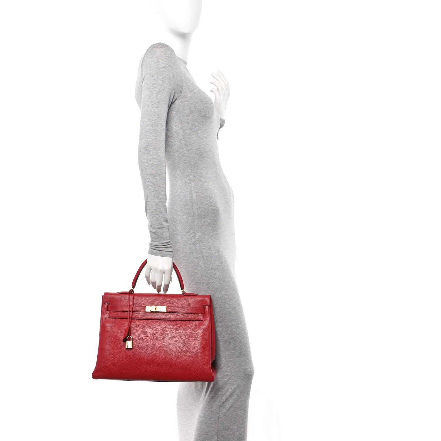 Hermes Ardennes Kelly Retourne 35 Rouge Vif 2 of 22