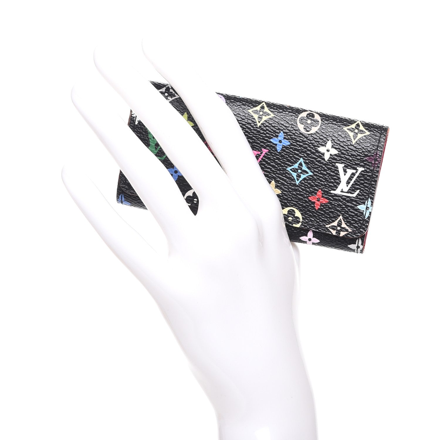 Louis Vuitton Monogram Multicolor Multicles 4 Key Holder Black Grenade 2 of 7