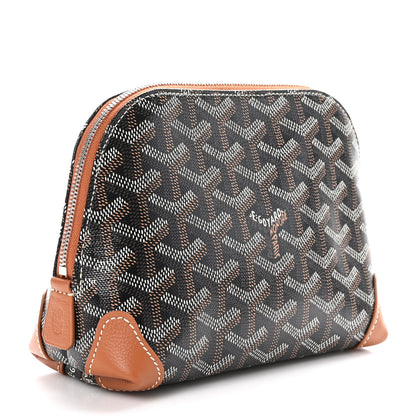 Goyard Goyardine Vendome Toiletry Pouch Black Gold 3 of 9