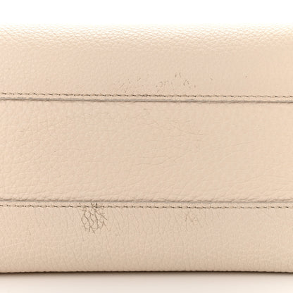 Burberry Grainy Calfskin House Check Small Banner Tote Beige 10 of 13