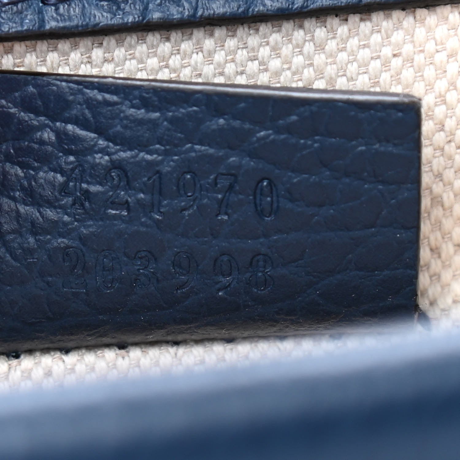 Gucci Dollar Calfskin Crystal Mini Dionysus Shoulder Bag Blue Agata Montana Sapphire 7 of 10