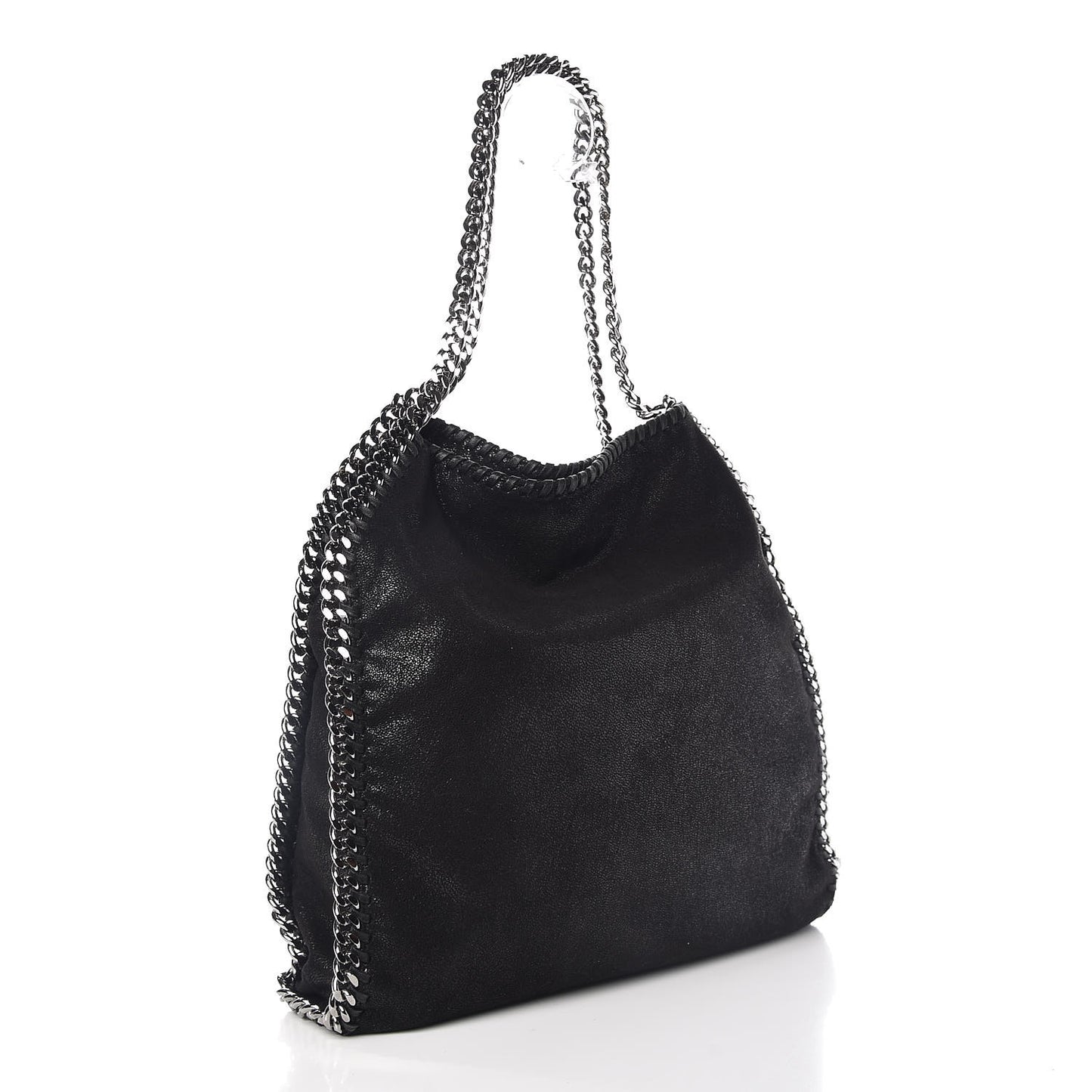 Shaggy Deer Small Falabella Tote Black