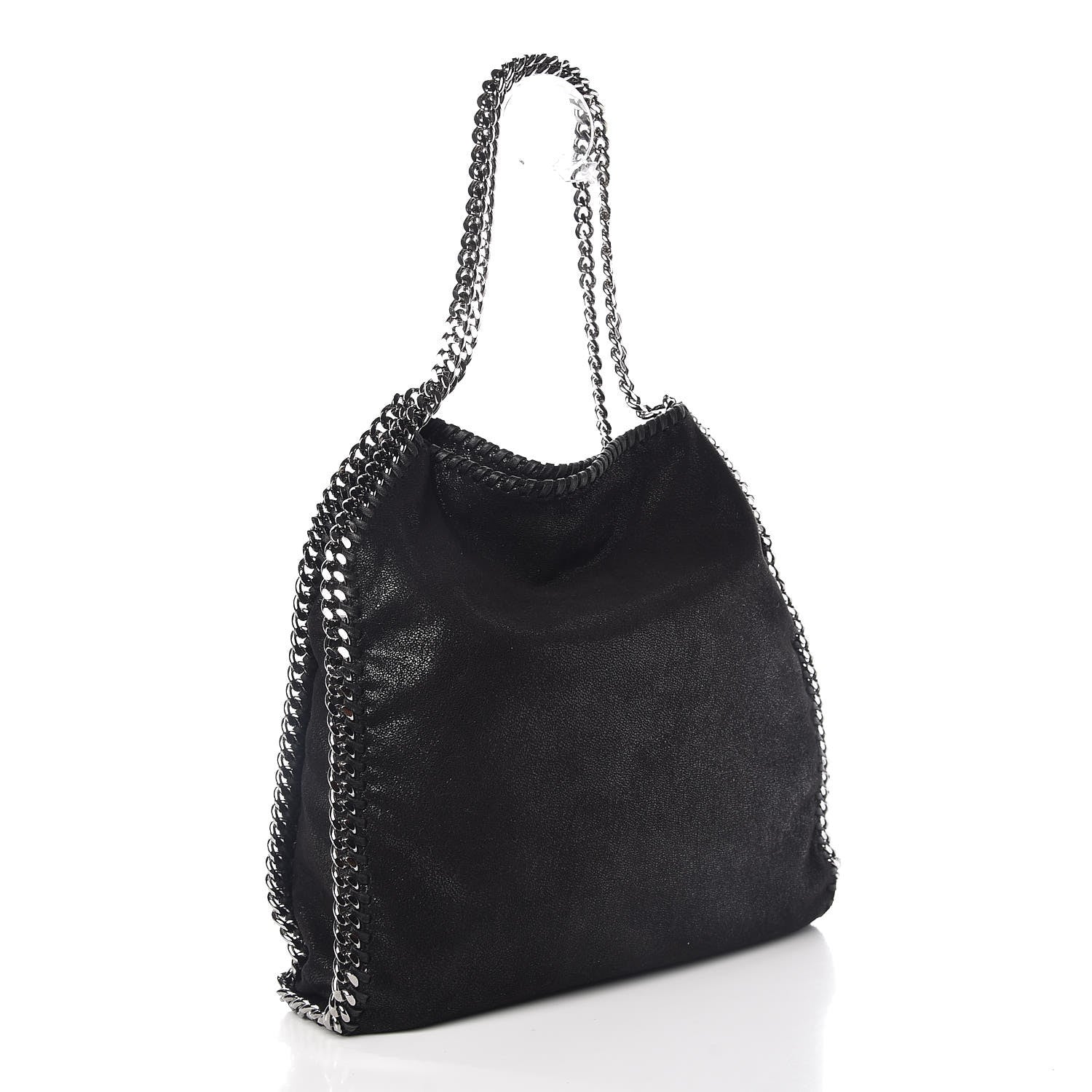 Stella McCartney Shaggy Deer Small Falabella Tote Black 3 of 8