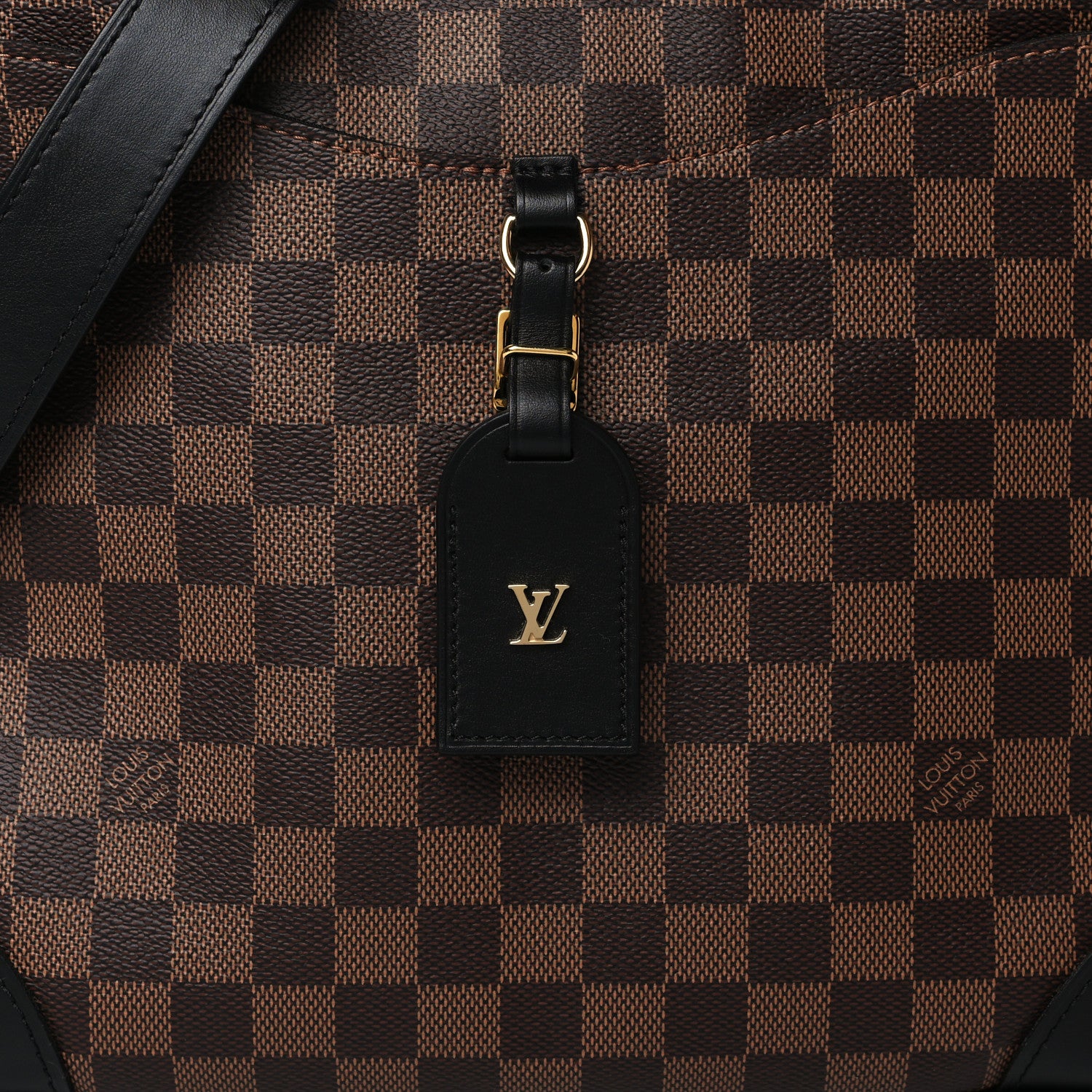 Louis Vuitton Damier Ebene Odeon MM Black 7 of 9