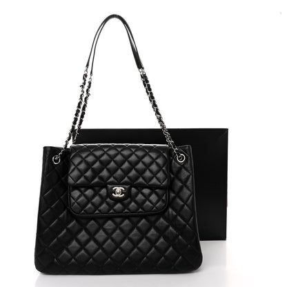 Chanel Caviar Quilted Flap Tote Black 11 of 11