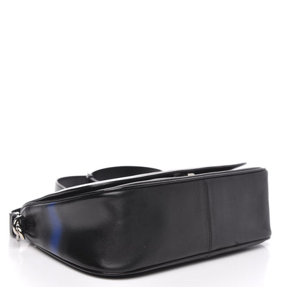 Christian Dior Grained Calfskin Stripe Dune Flap Black 4 of 10