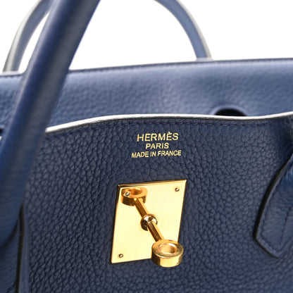 Hermes Togo Birkin 40 Bleu Saphir 10 of 17