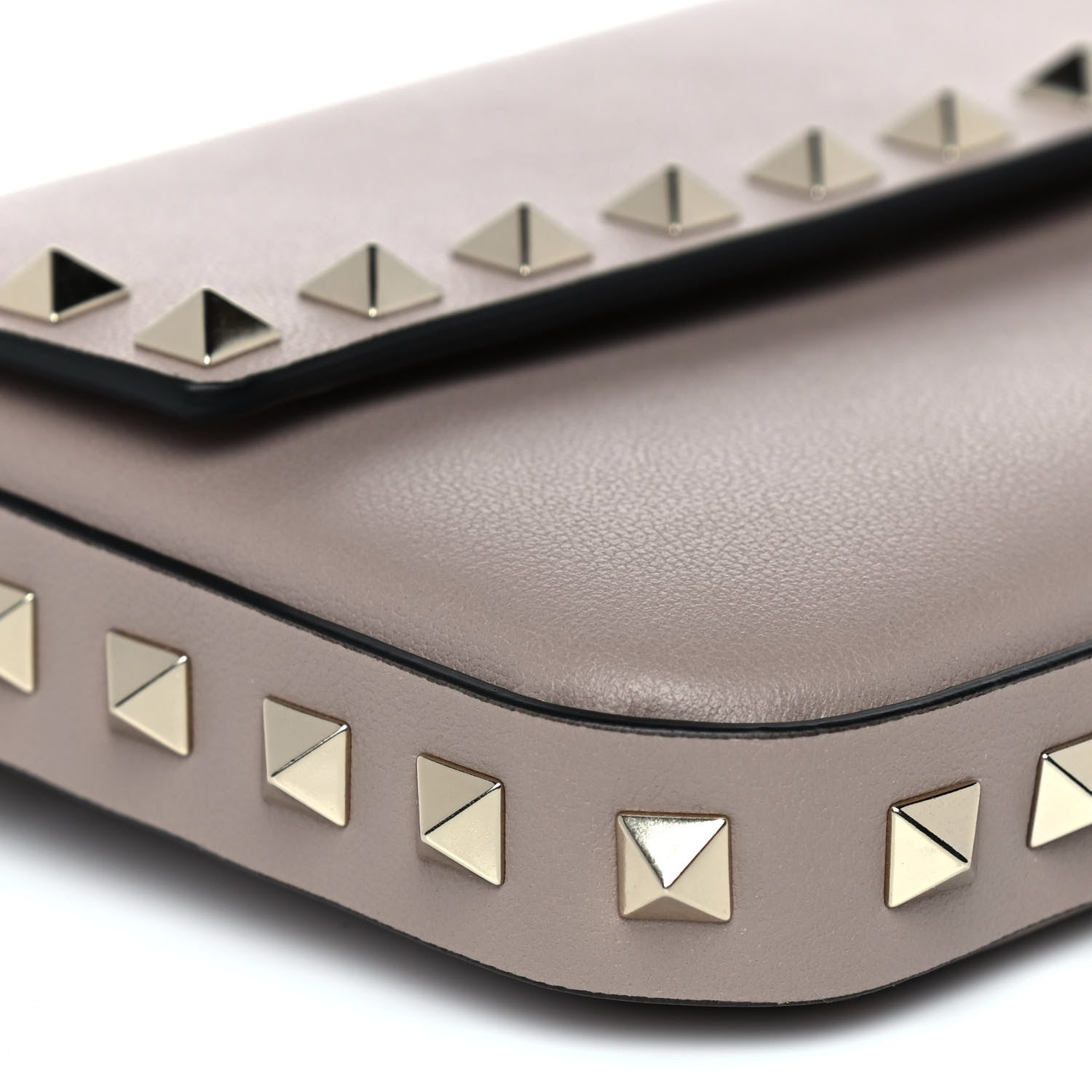 Valentino Garavani Vitello Rockstud Crossbody Pouch Poudre 4 of 9