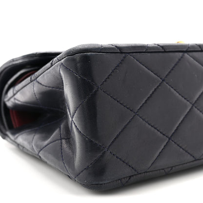 Chanel Lambskin Quilted Small Double Flap Bag Black 10 of 11