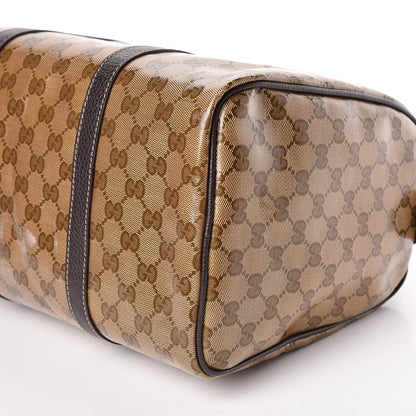 Gucci Crystal Monogram Medium Joy Boston Dark Brown 6 of 10