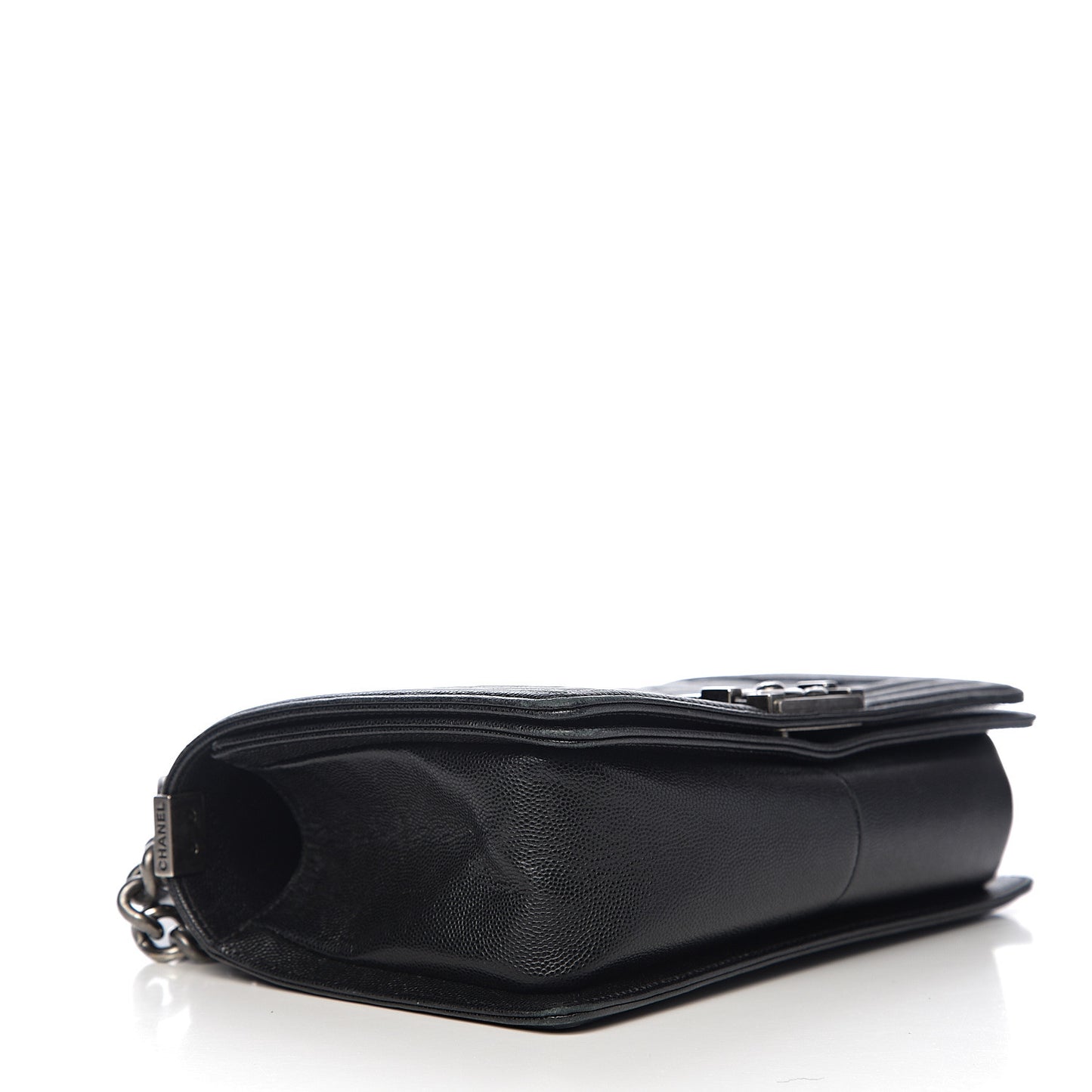 Caviar Quilted Medium Boy Flap Black