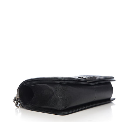 Chanel Caviar Quilted Medium Boy Flap Black 3 of 12
