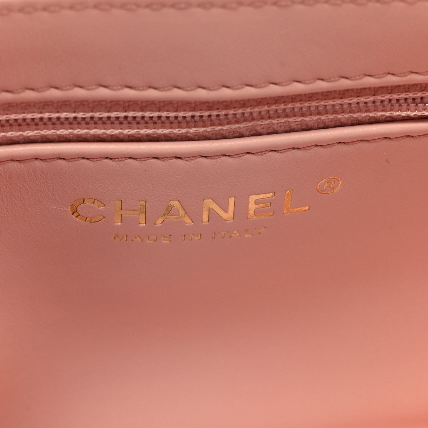 Chanel Shiny Aged Calfskin Quilted Nano Kelly Shopper Light Pink 6 of 10