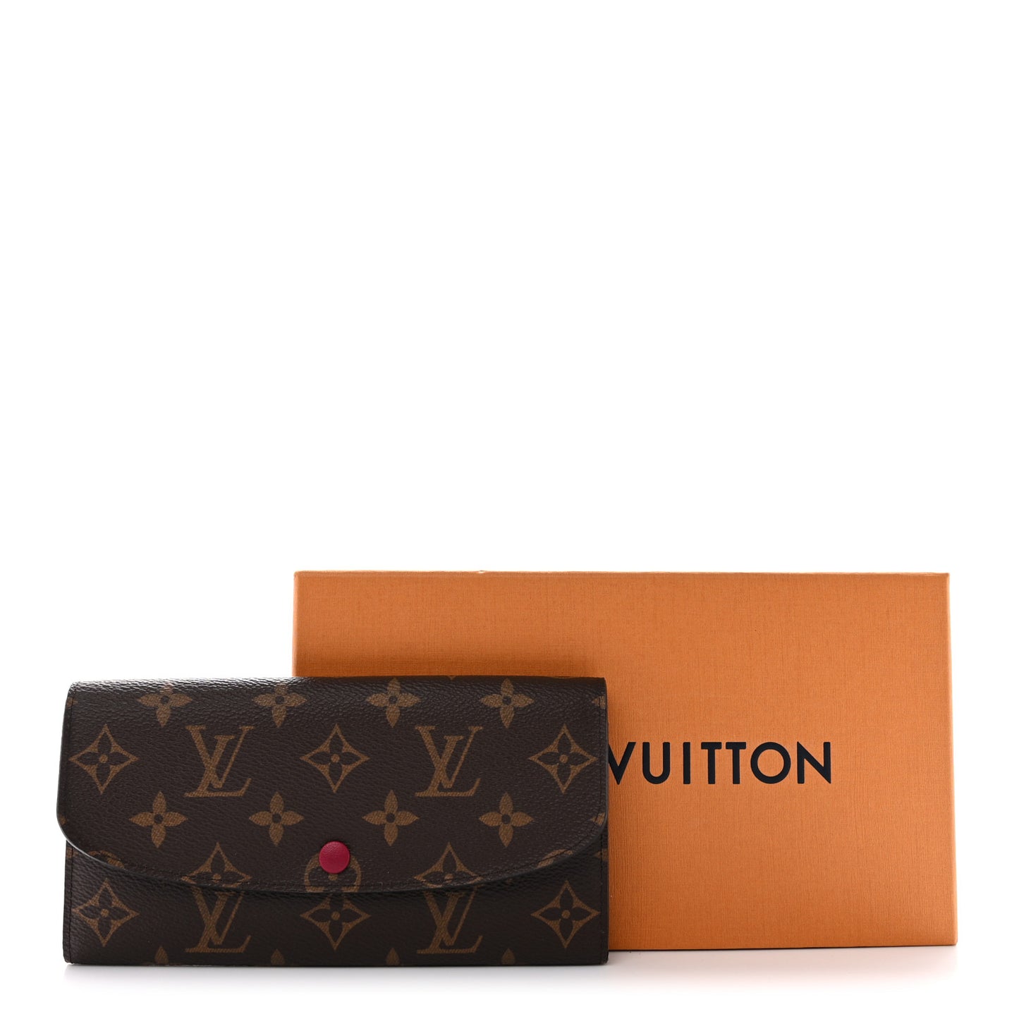 Monogram Emilie Wallet Fuchsia