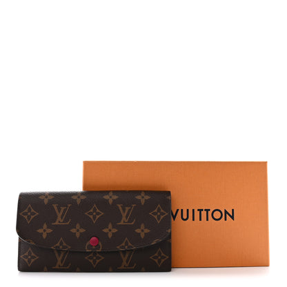 Louis Vuitton Monogram Emilie Wallet Fuchsia 9 of 9