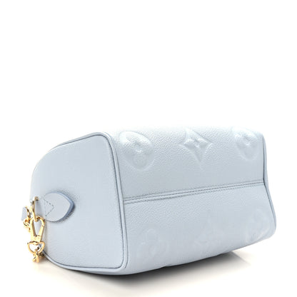 Louis Vuitton Empreinte Monogram Giant Speedy Bandouliere 20 Blue Hour 4 of 8