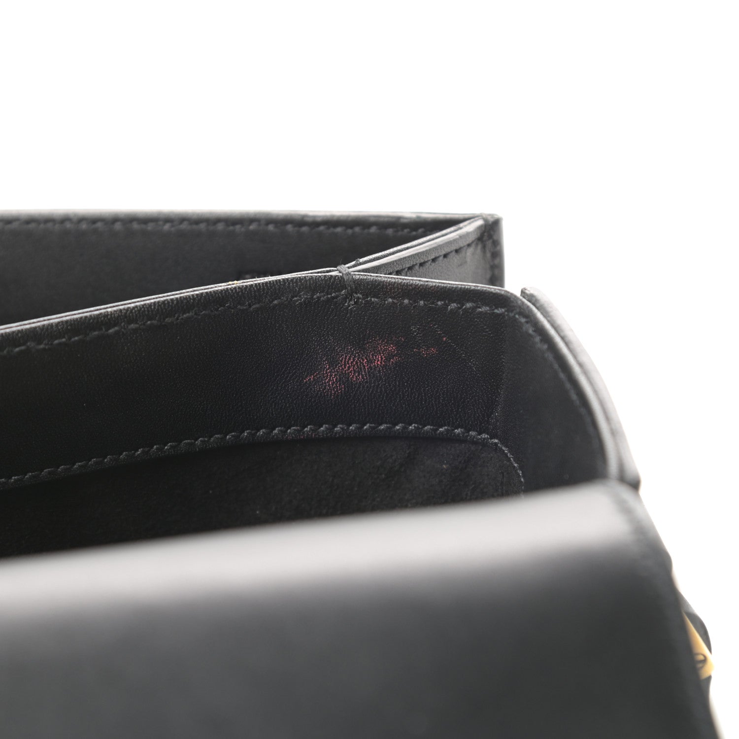 Saint Laurent Smooth Calfskin Medium Classic Monogram Universite Bag Black 11 of 19