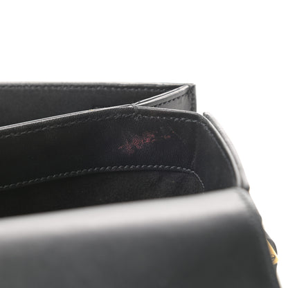 Saint Laurent Smooth Calfskin Medium Classic Monogram Universite Bag Black 11 of 19