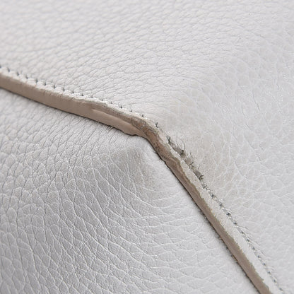 Celine Soft Grained Calfskin Small Sangle Bucket Bag White 10 of 11