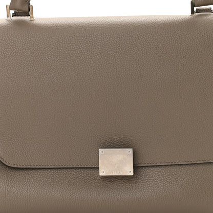 Celine Drummed Calfskin Suede Small Trapeze Souris 7 of 11